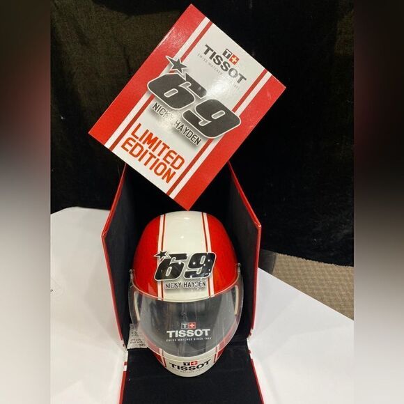New - Limited Edition Nicky Hayden Helmet Tissot Watch Box - Picture 1 of 11